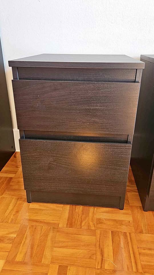 Set of 2 IKEA Malm Nightstands/Side Tables - $60 Total