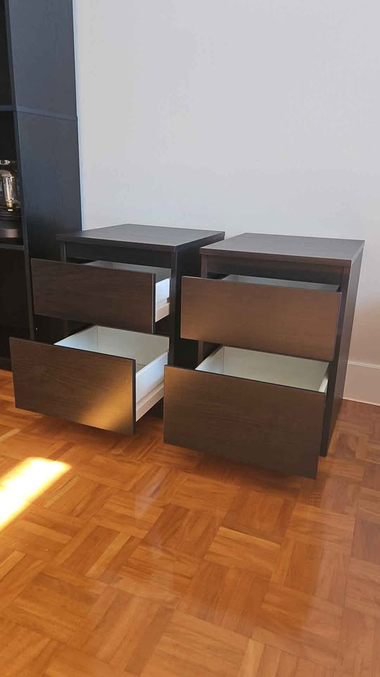 Set of 2 IKEA Malm Nightstands/Side Tables - $60 Total - photo 4