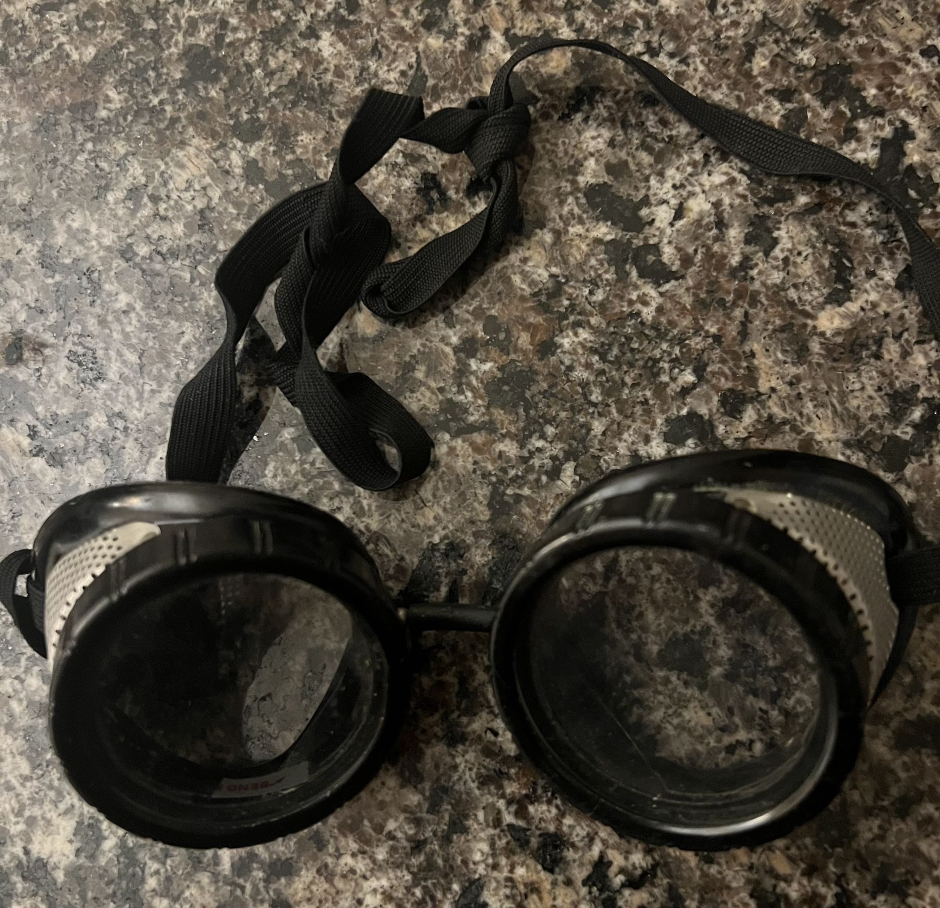 Vintage Steampunk Safety Goggles / Motorcycle Glasses - photo 2