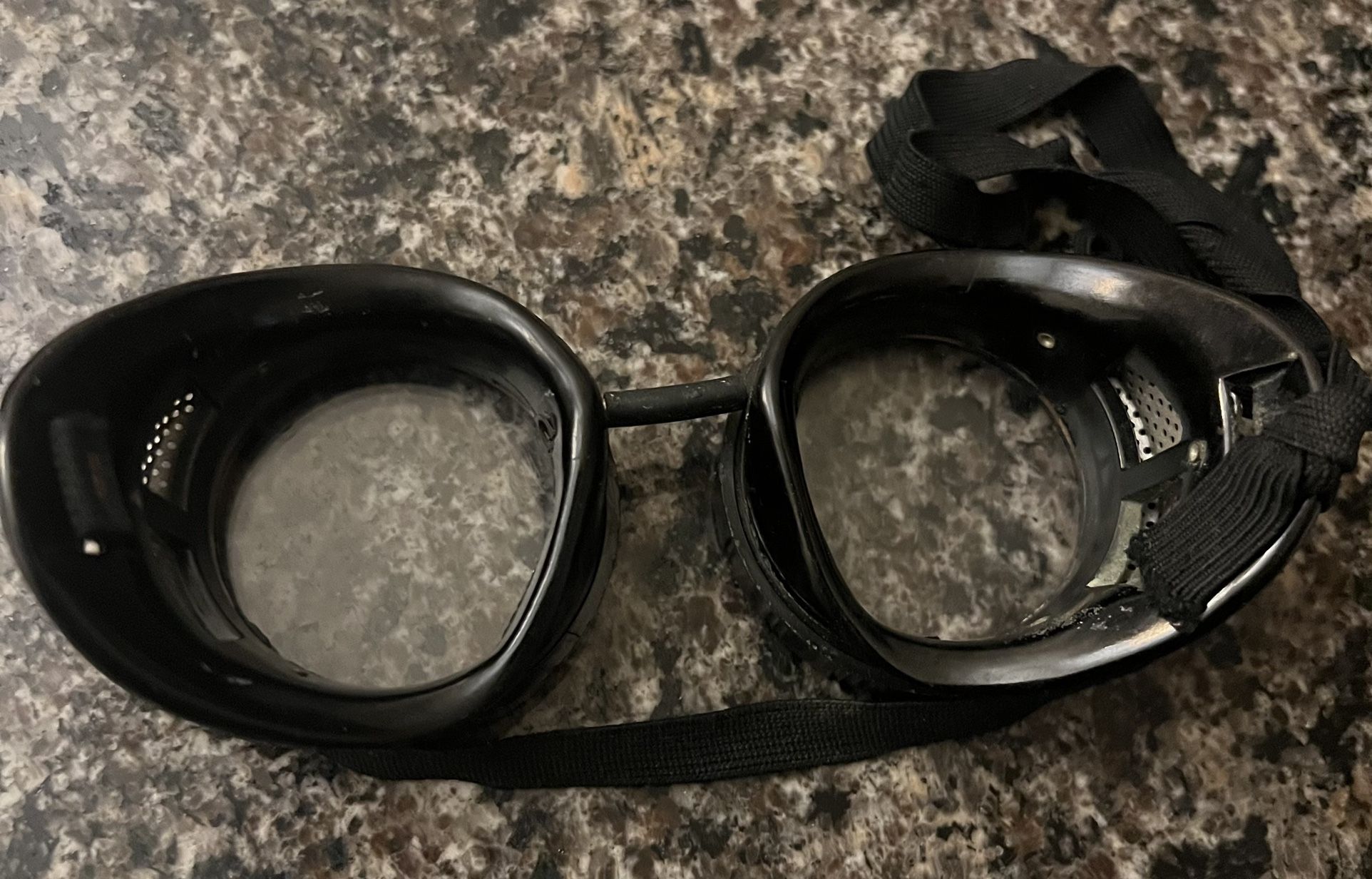 Vintage Steampunk Safety Goggles / Motorcycle Glasses - photo 4