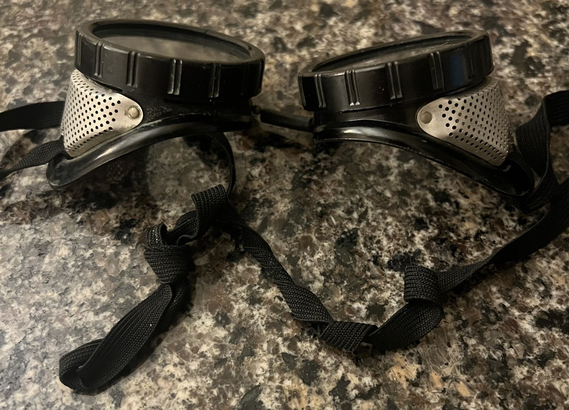 Vintage Steampunk Safety Goggles / Motorcycle Glasses - photo 5