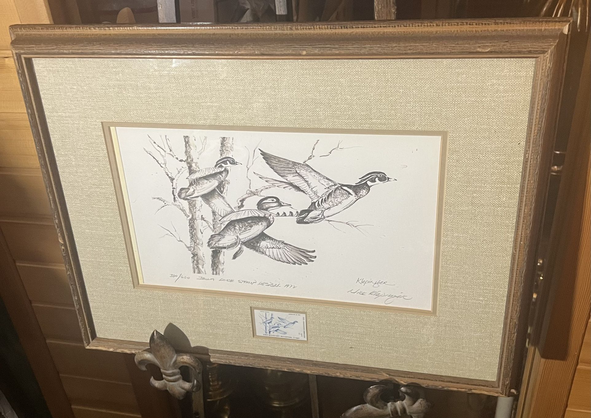 Limited Edition Iowa State Duck Stamp Print - Signed & Numbered