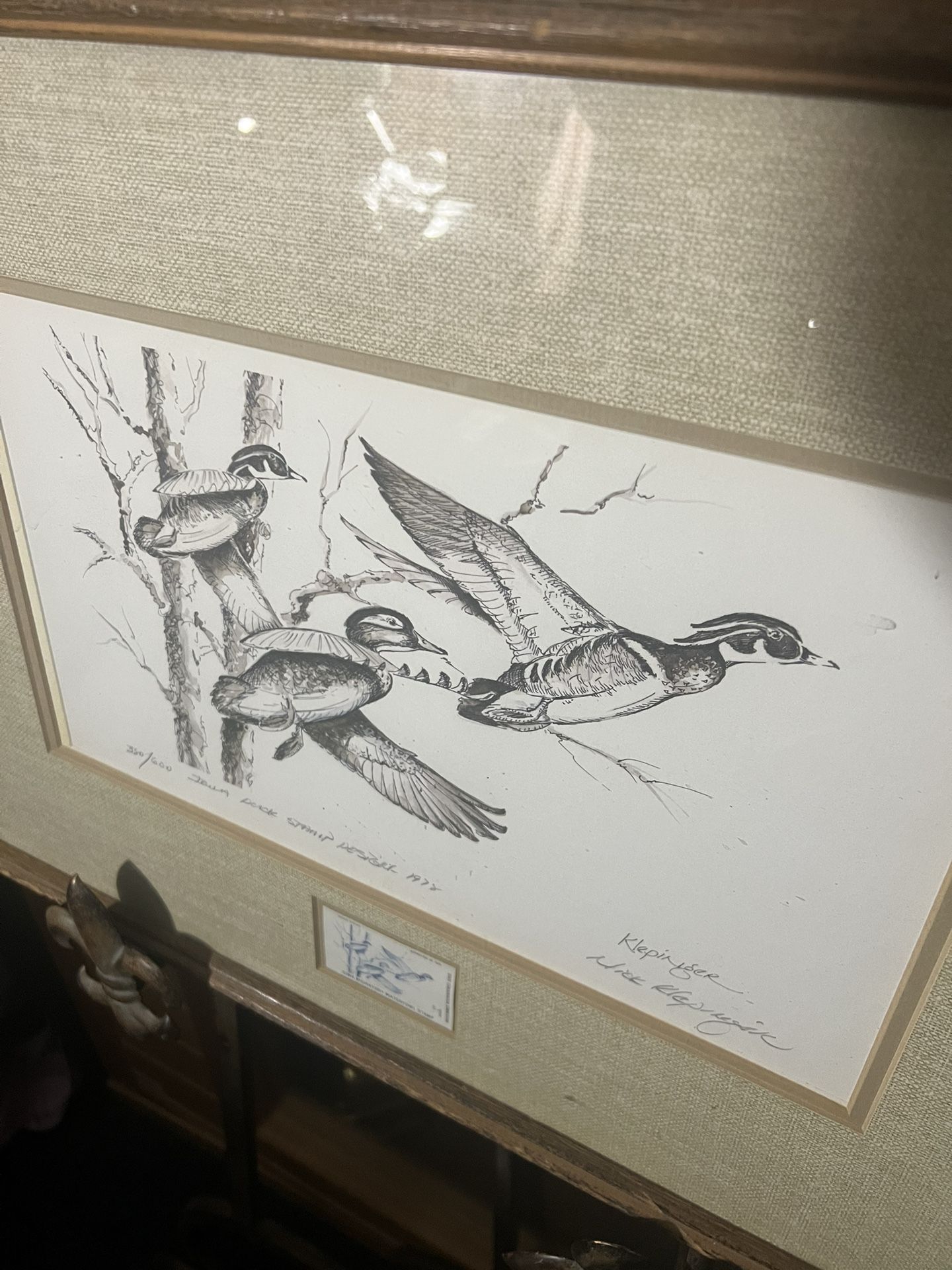 Limited Edition Iowa State Duck Stamp Print - Signed & Numbered - photo 2