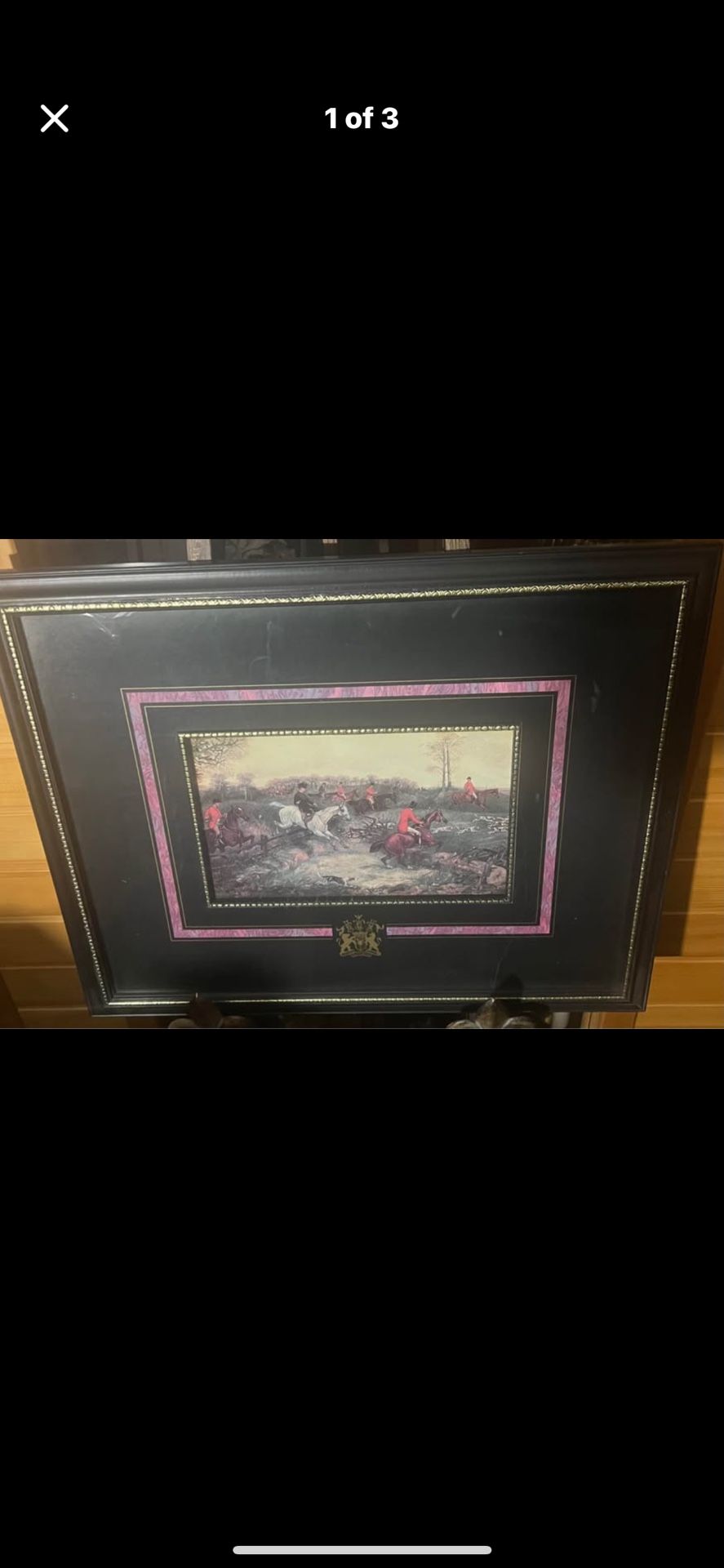 Henry Thomas Alken Fox Hunt Scene Print "BREAKING COVER"