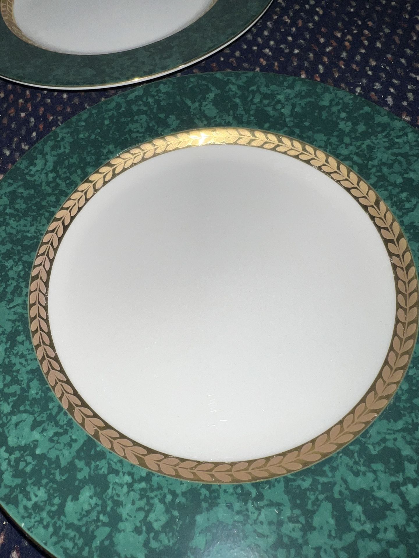 4 Salad Plates 8" Retroneu 488 Imperial Malachite - photo 5