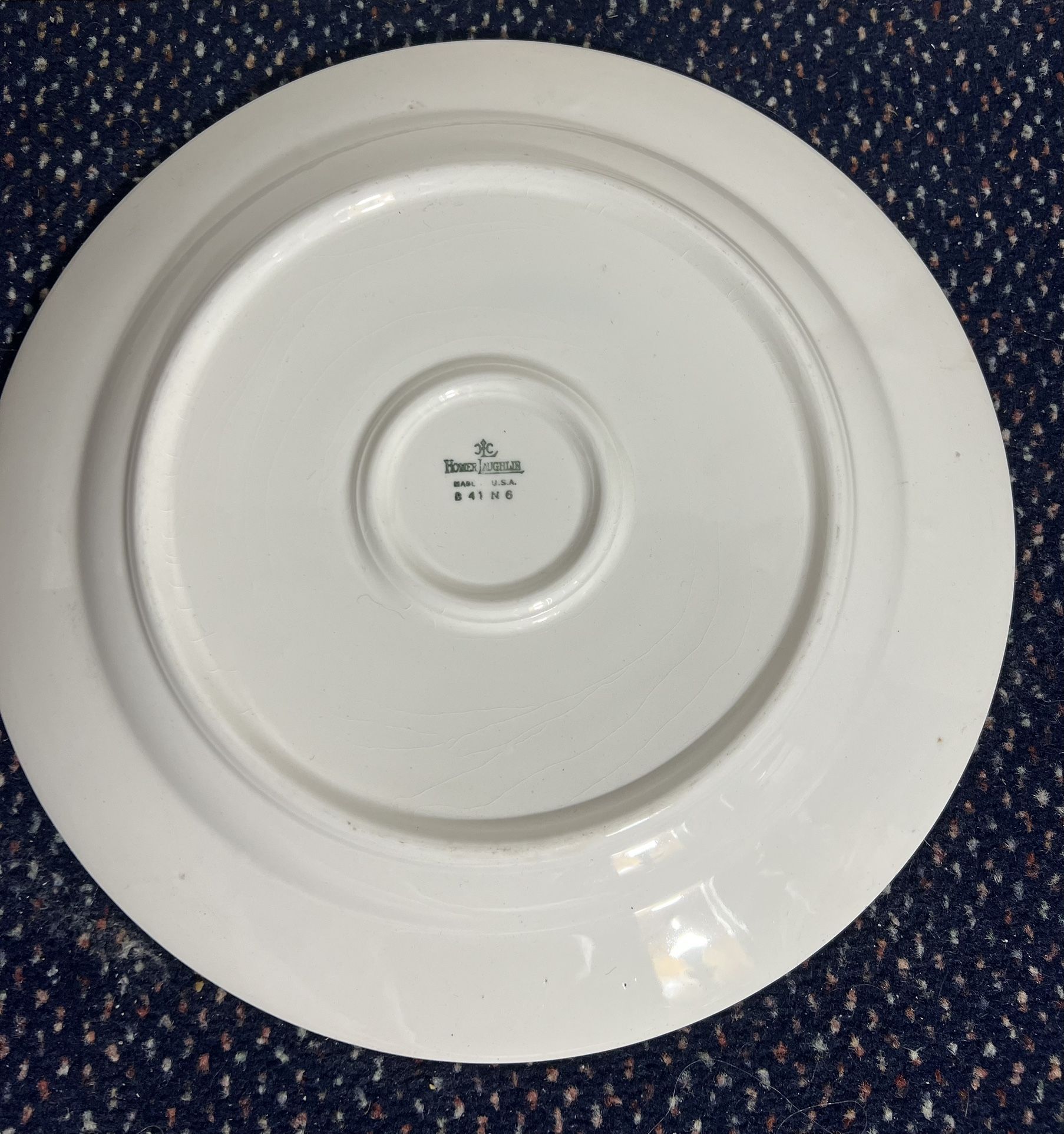 Homer Laughlin 11 3/4” Round Serving Platter 1941 - photo 2
