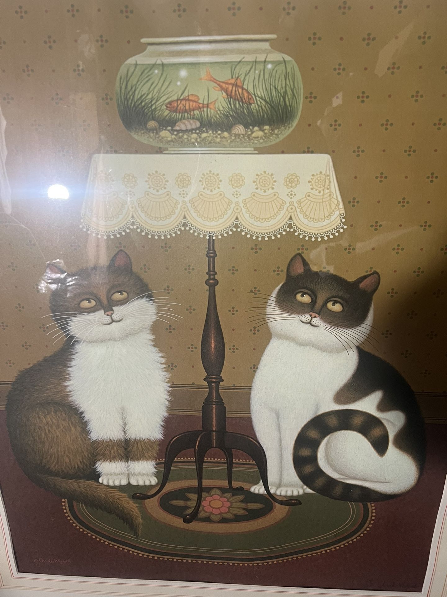 Charles Wysocki Signed "Shall We" Lithograph - photo 3