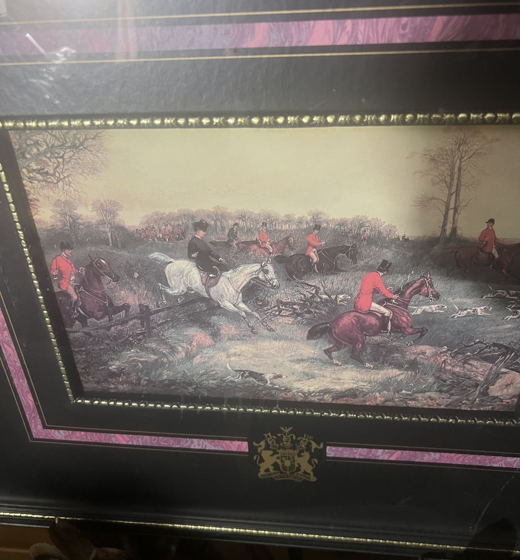 Henry Thomas Alken Fox Hunt Scene Print "BREAKING COVER" - photo 2