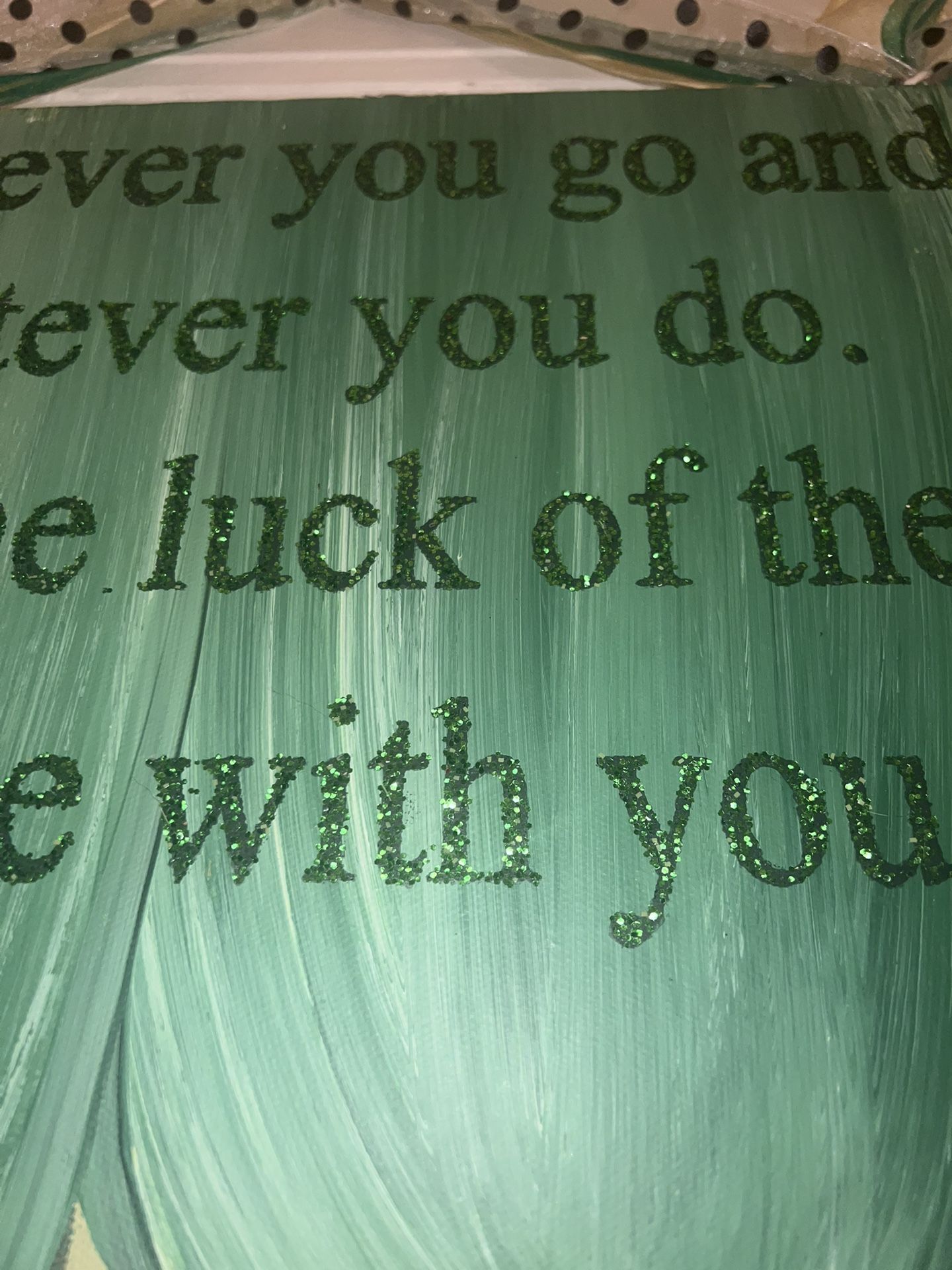 Irish Blessing Leprechaun Art - photo 4