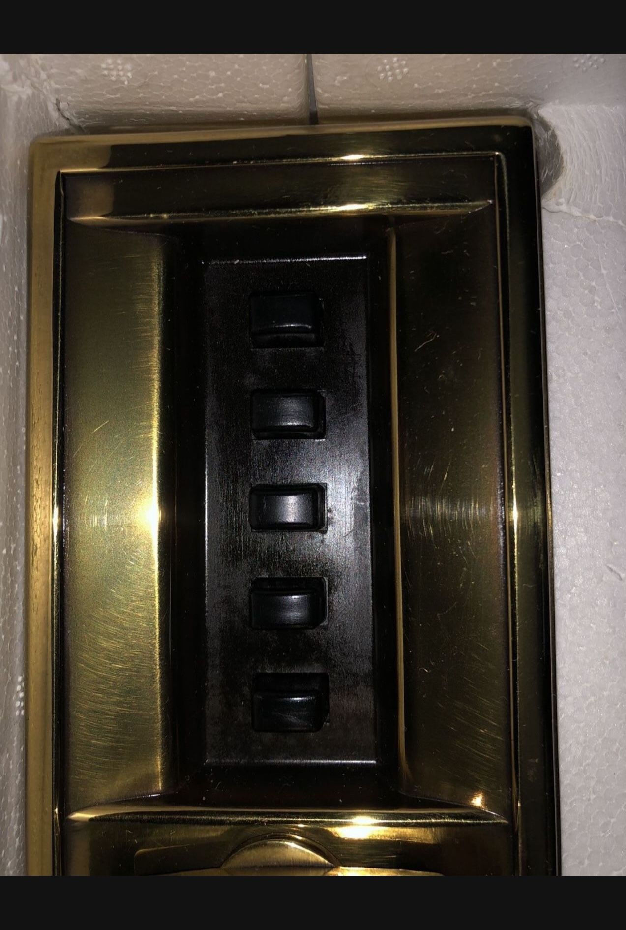 Ilco Mechanical Push Button Lock Set 6000 Series NOS - photo 2
