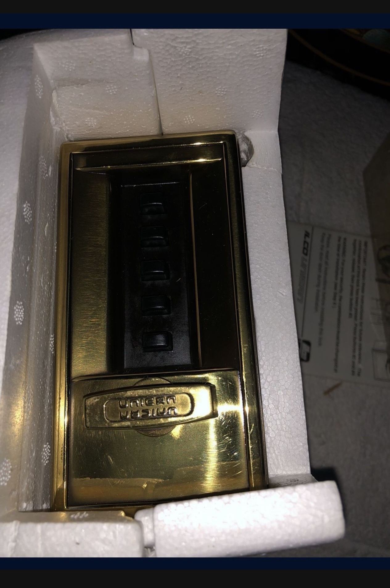 Ilco Mechanical Push Button Lock Set 6000 Series NOS - photo 3