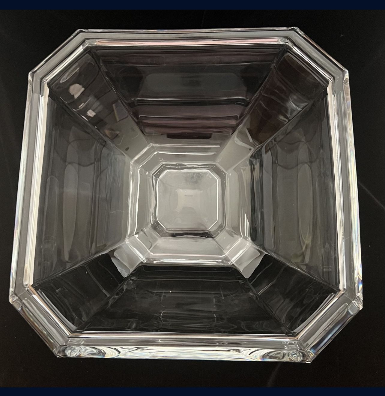 JG Durand Cristal Pedestal Coupe Glass - Made in France