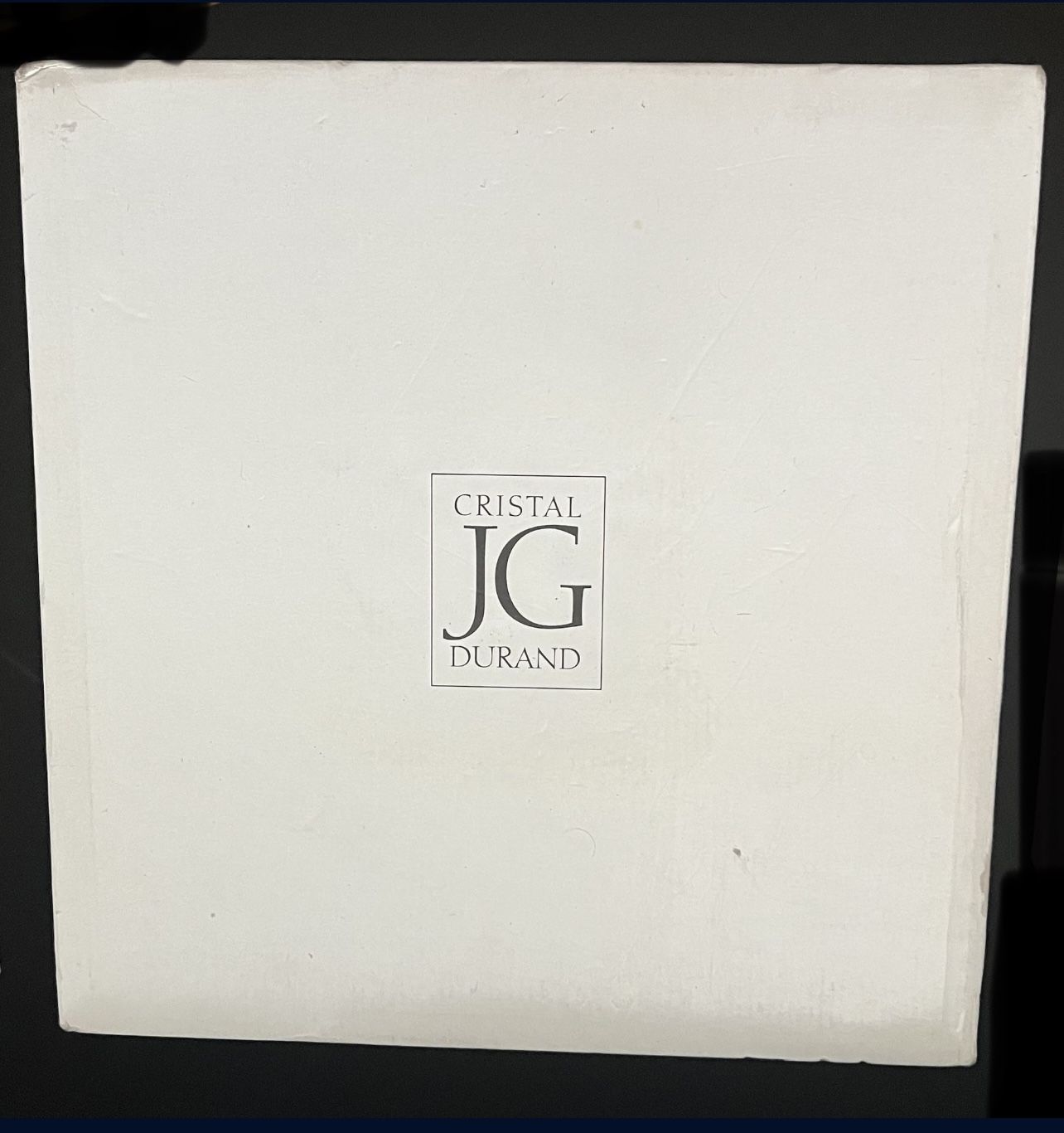 JG Durand Cristal Pedestal Coupe Glass - Made in France - photo 5