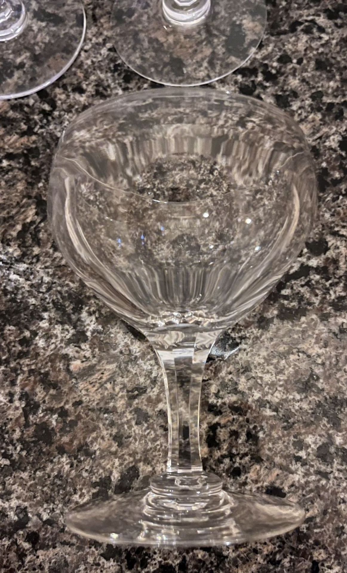 12+1 Crystal Petal Cut Champagne / Sherbet Glasses - photo 3