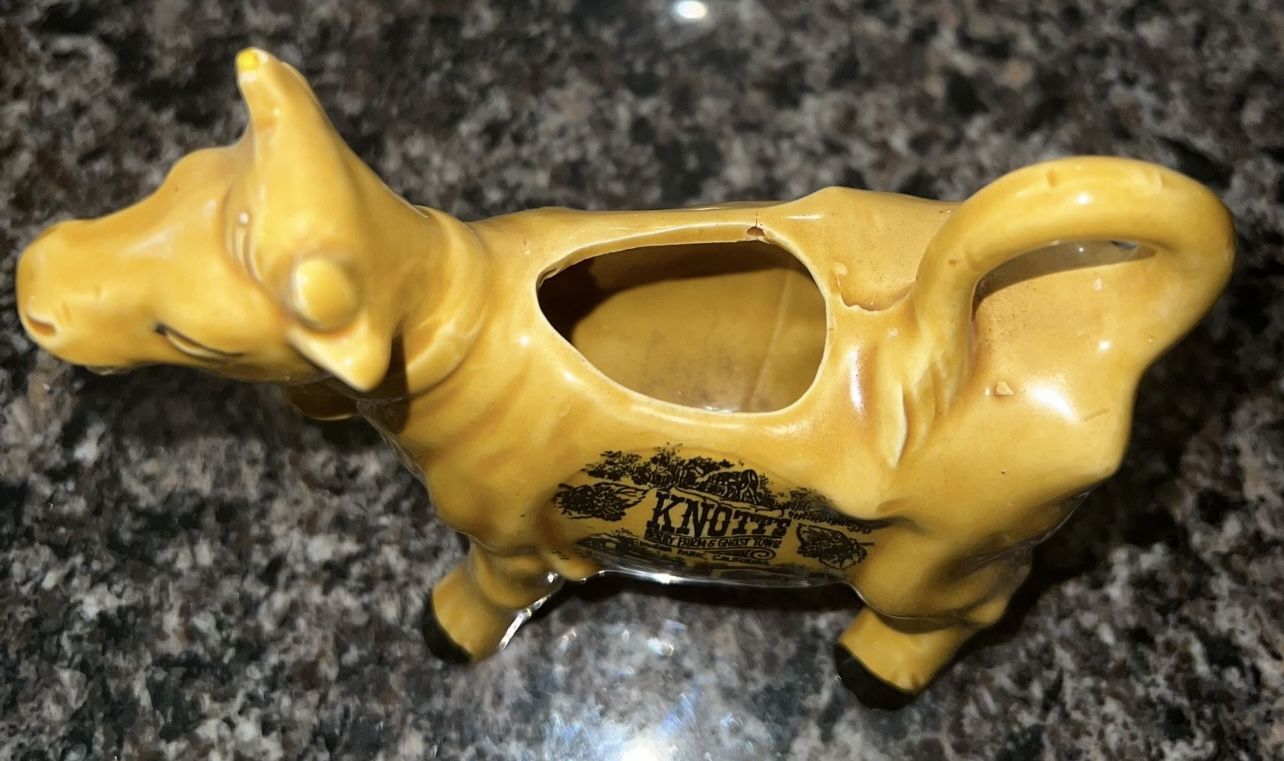 Ceramic Cow Creamer Knotts Berry Farms & Ghost Town Souvenir - photo 4