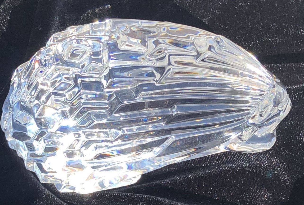 VINTAGE ART GLASS BACCARAT PORCUPINE PAPERWEIGHT - MADE IN FRANC - photo 2