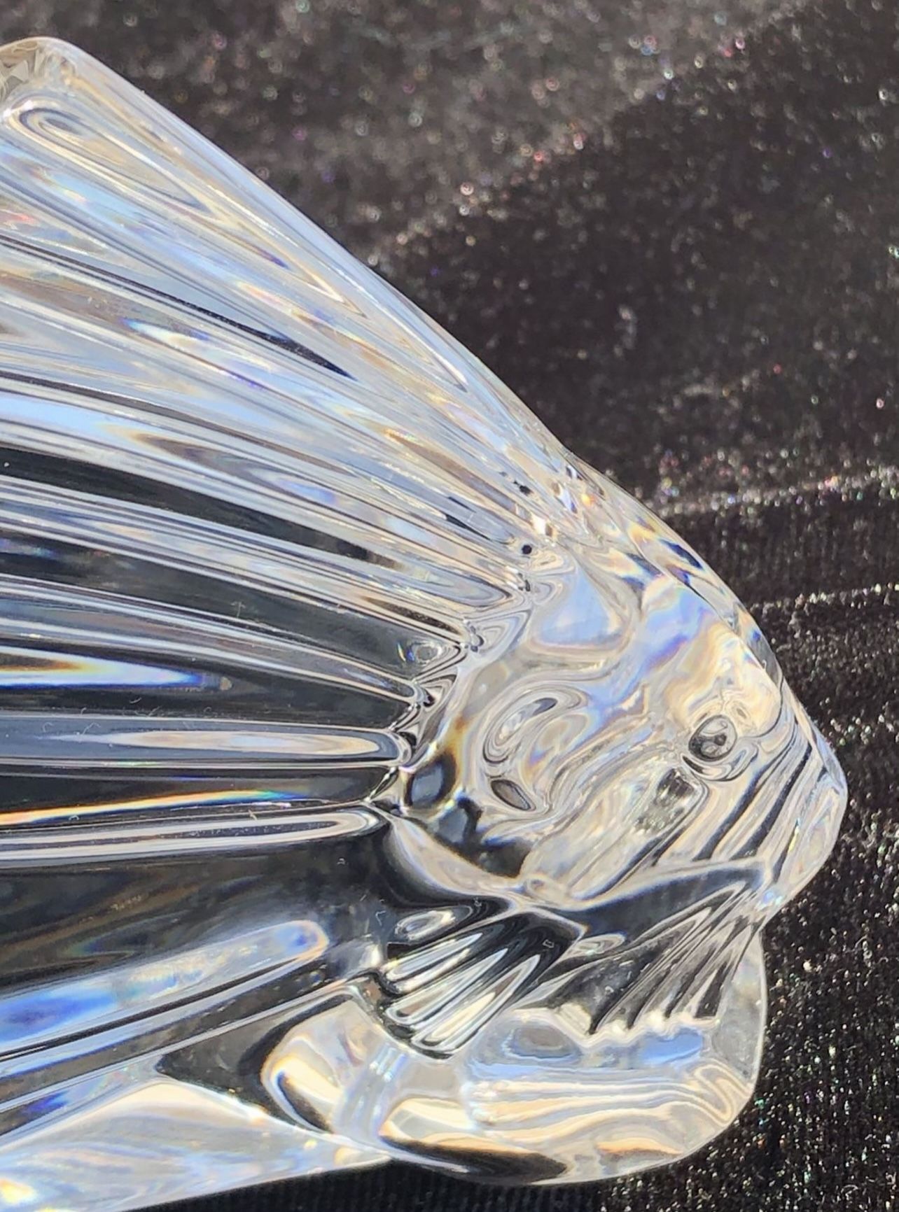 VINTAGE ART GLASS BACCARAT PORCUPINE PAPERWEIGHT - MADE IN FRANC - photo 3