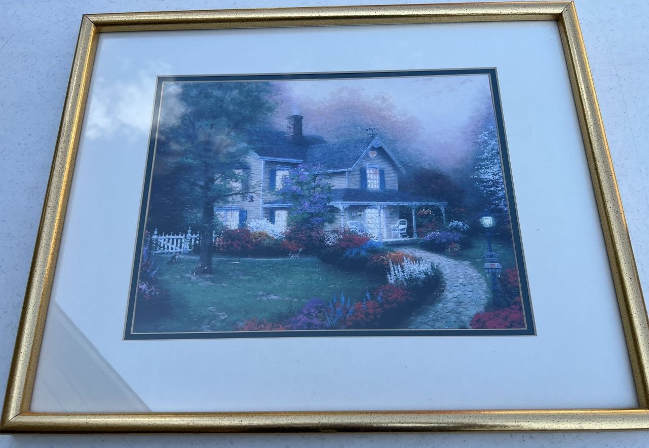 Thomas Kinkade Home Is Where The Heart Is Framed - photo 2