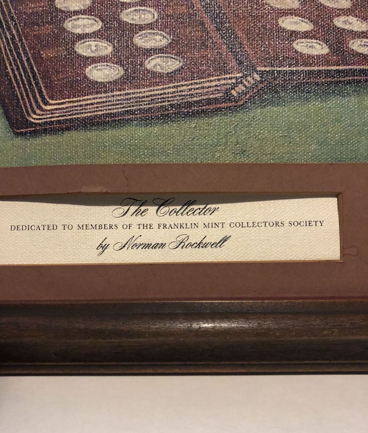 "The Collector" Norman Rockwell Limited Edition Franklin Mint Ca - photo 3