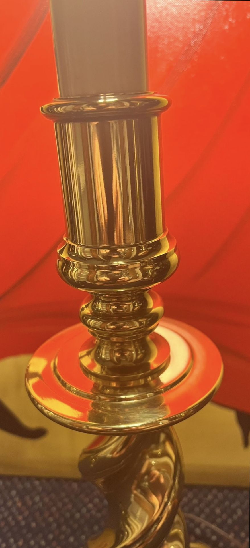 Vintage Brass Stiffel Table Lamp Barley Twist NO SHADE - photo 5