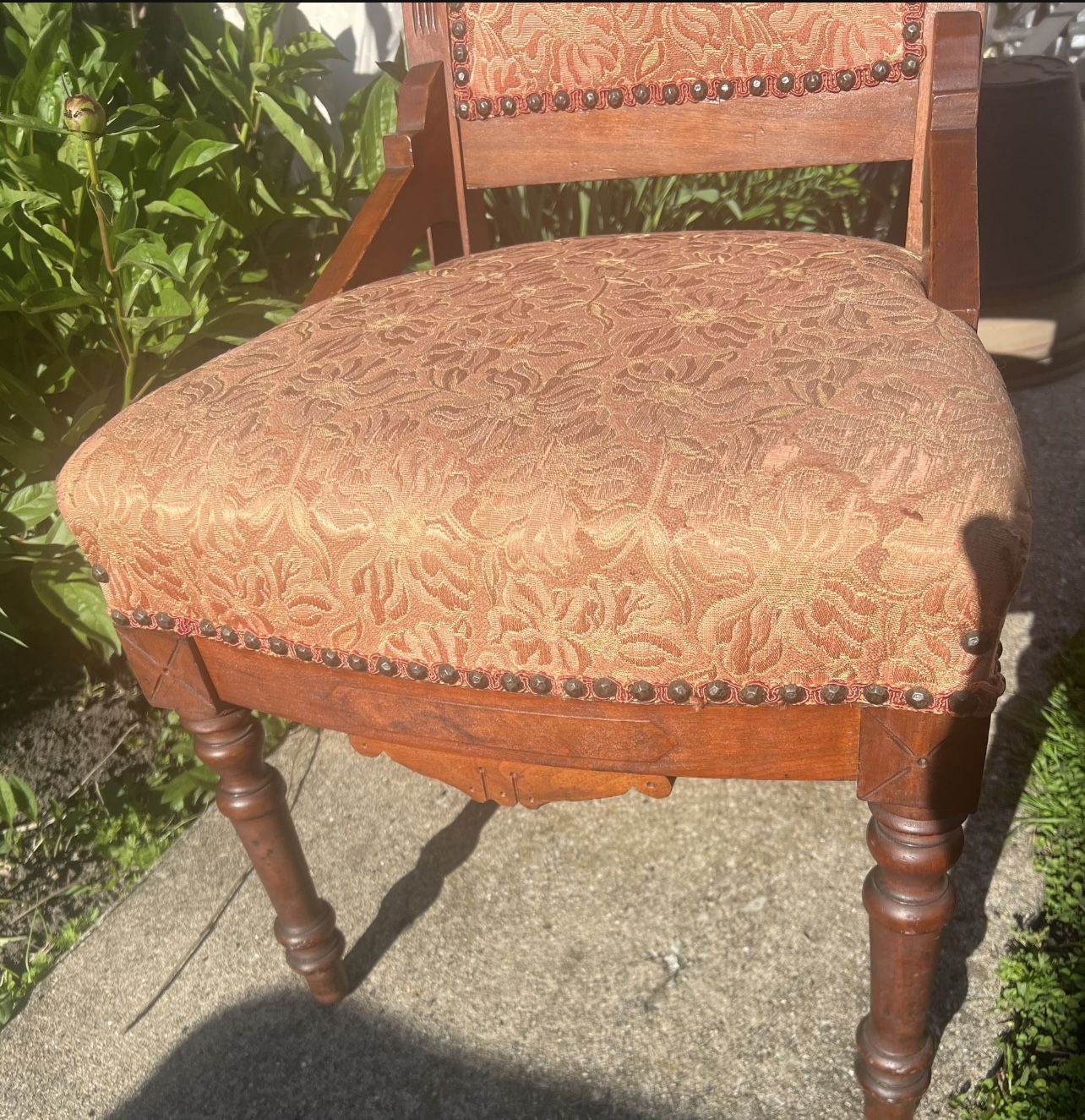 Eastlake Walnut Sidechair / Parlor Chair - photo 2