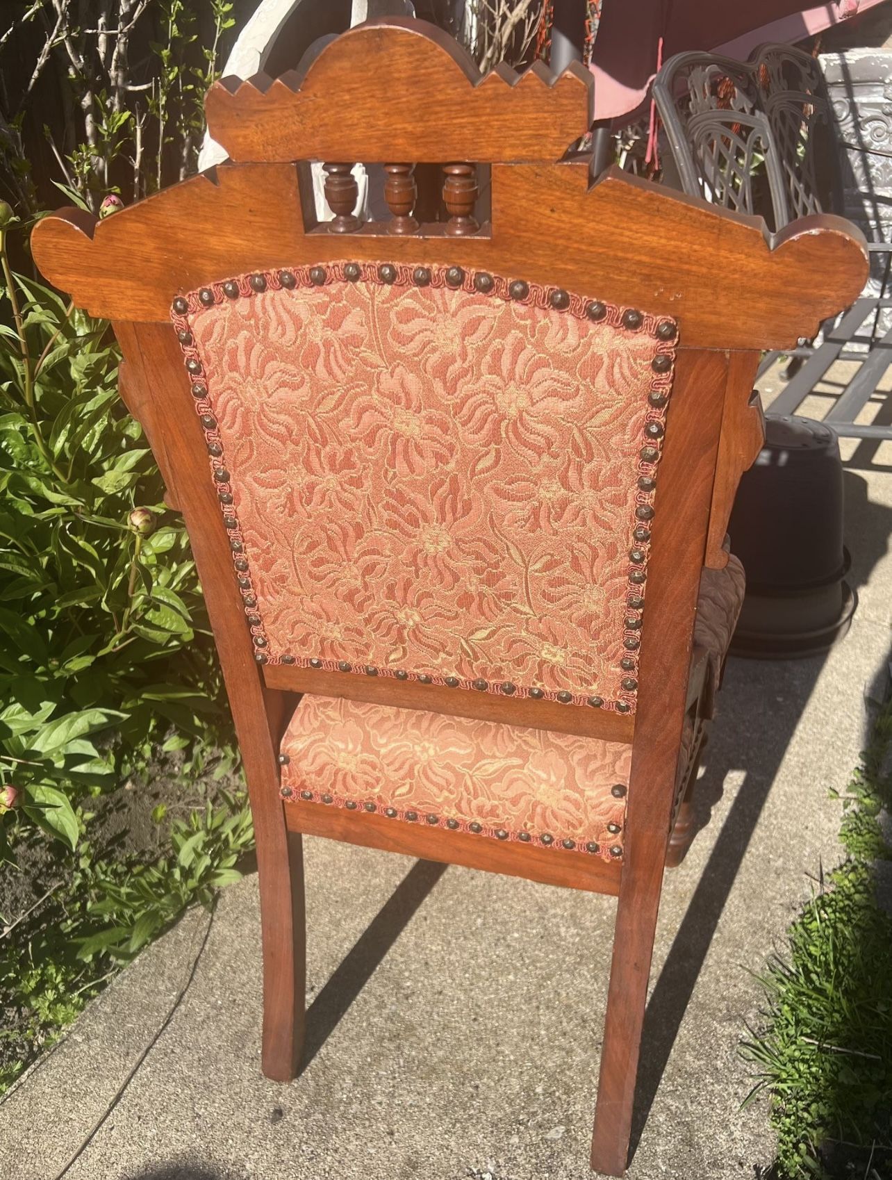 Eastlake Walnut Sidechair / Parlor Chair - photo 4