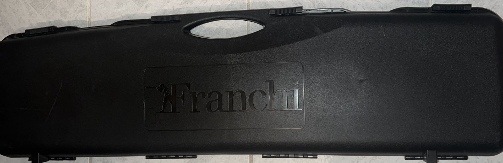 FRANCHI Split Shotgun Hard Case with Padding Black Plastic Carry