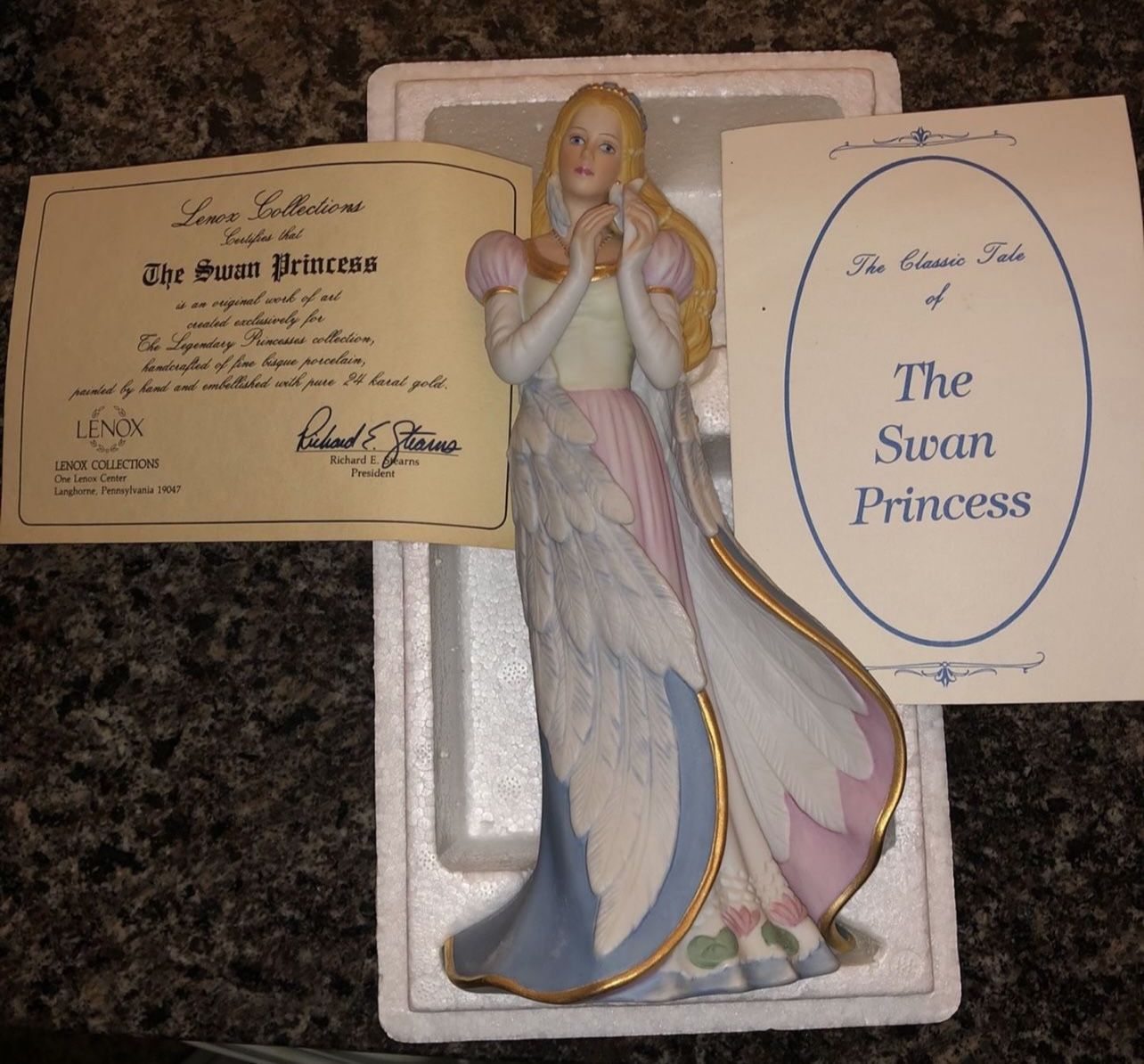 Lenox Legendary Princesses Swan Princess Figurine