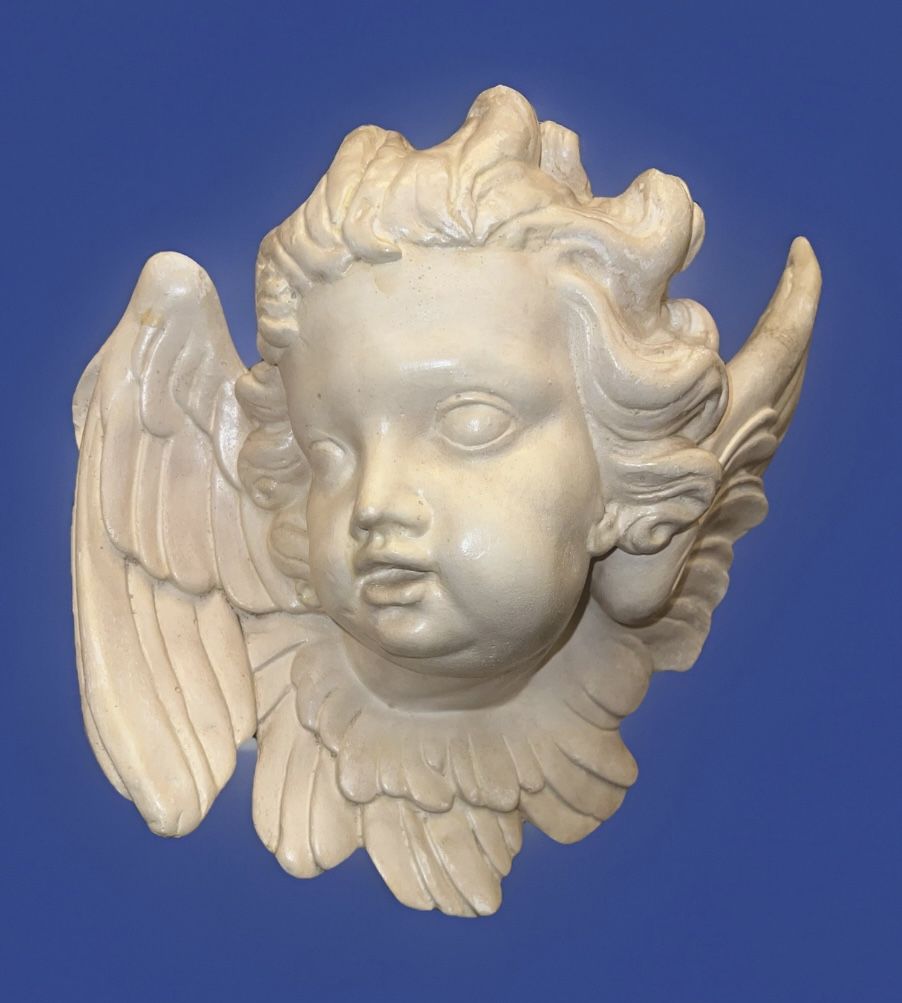 Vintage 3D Victorian Angel Cherub Decor Eros Left & Right - photo 3