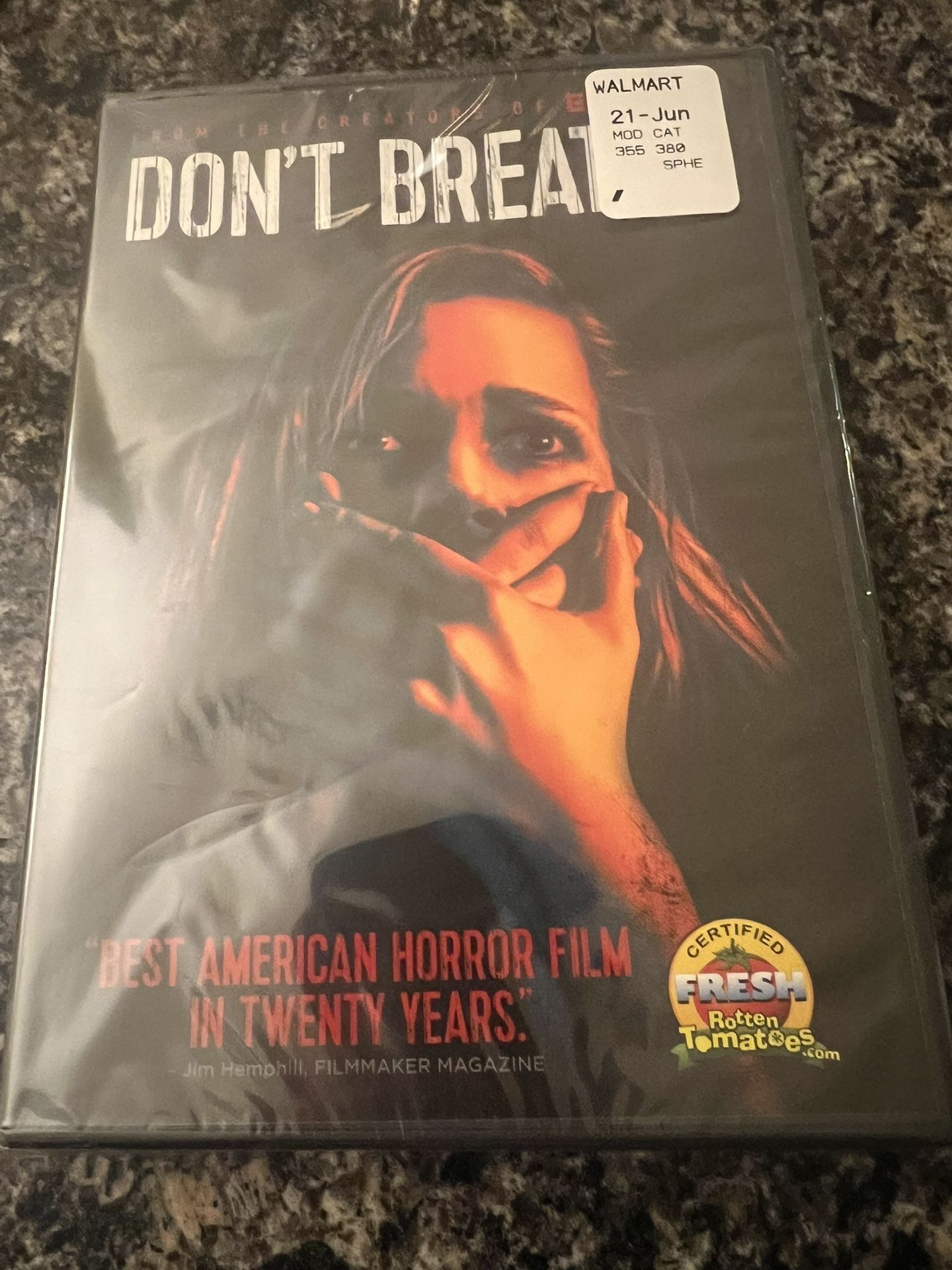 DON'T BREATHE DVD, BRAND NEW & SEALED