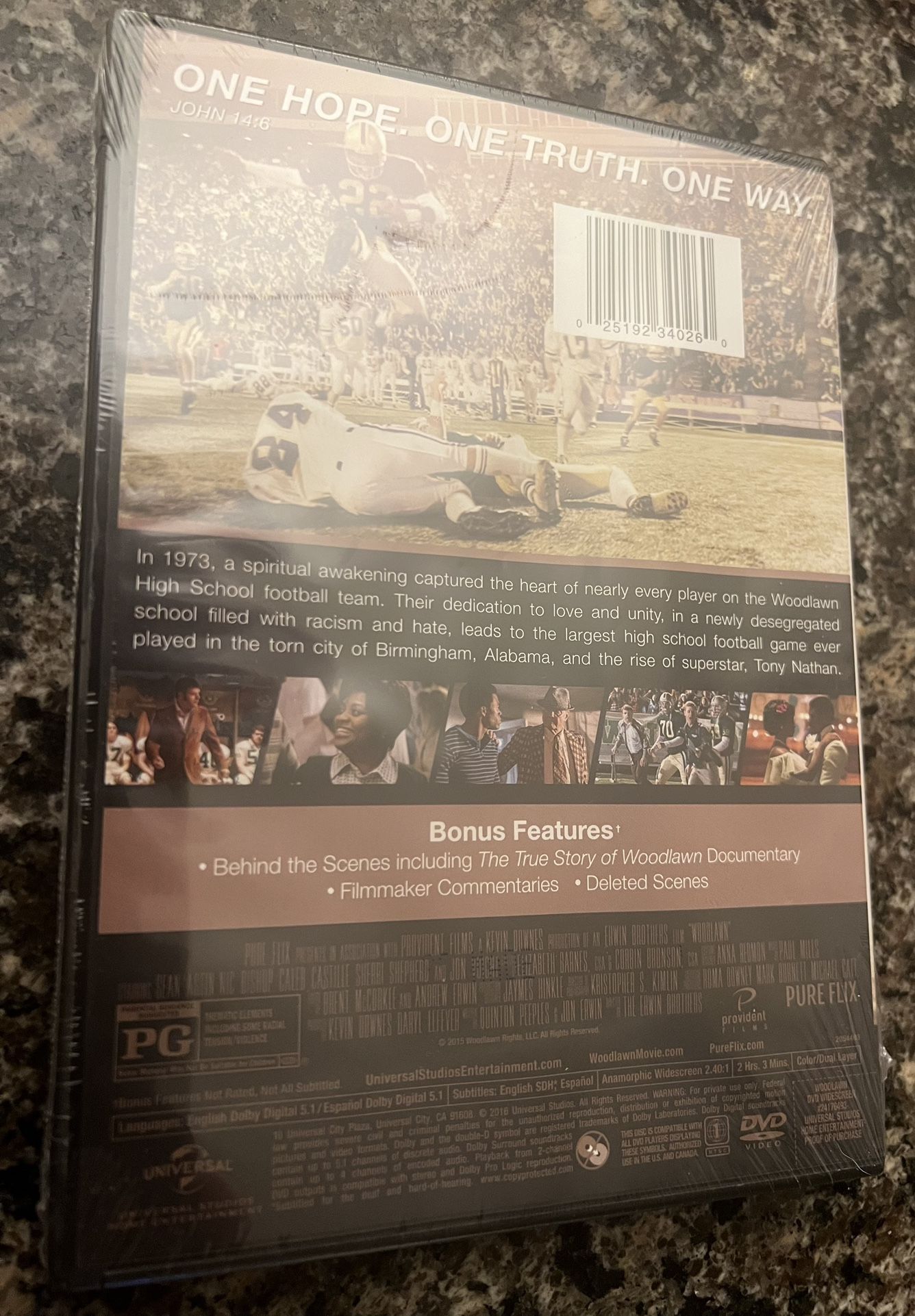 Woodlawn The True Story DVD Brand New & Sealed - photo 2