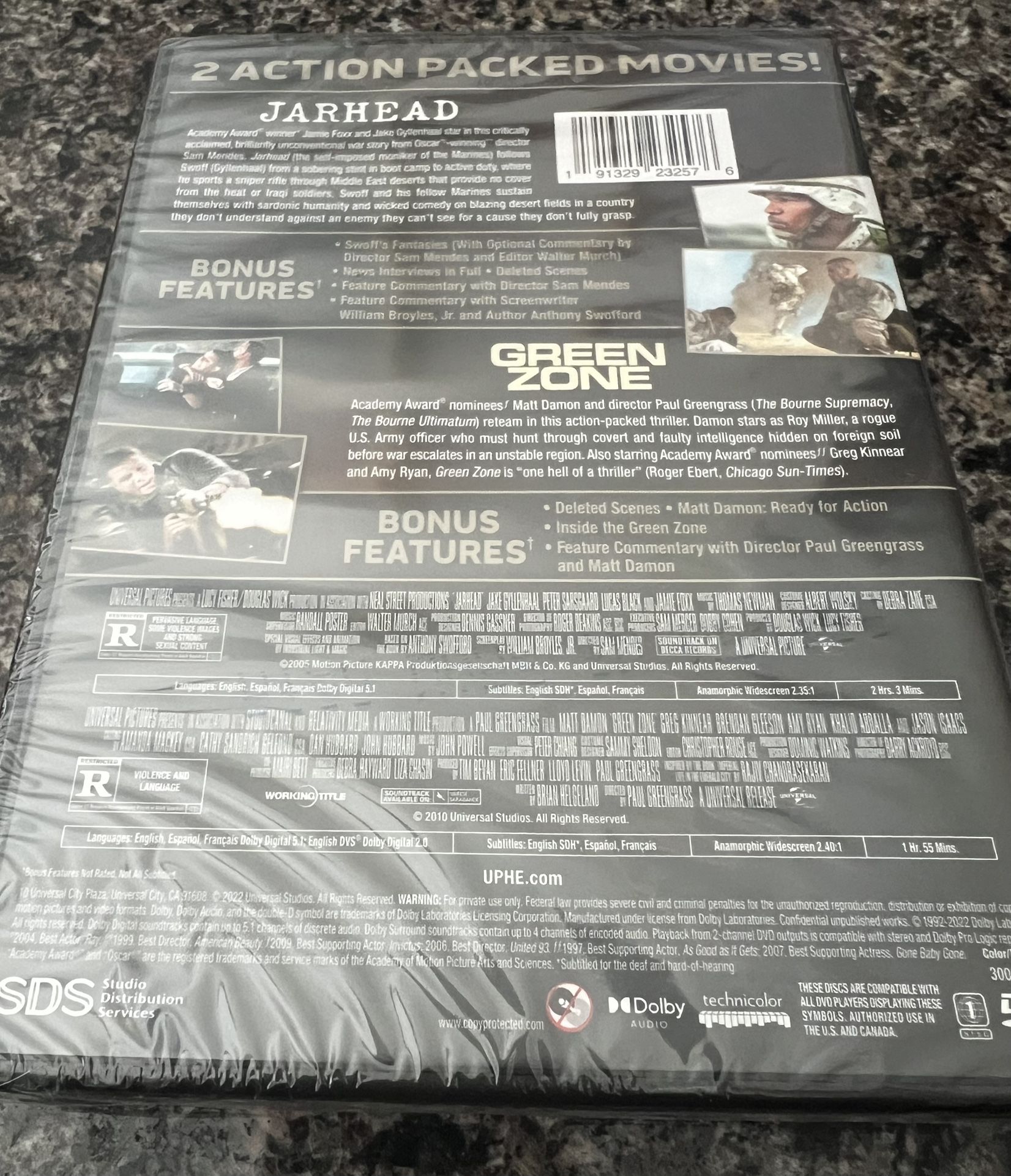 Jarhead / Green Zone 2-Movie DVD Collection - Brand New & Sealed - photo 2