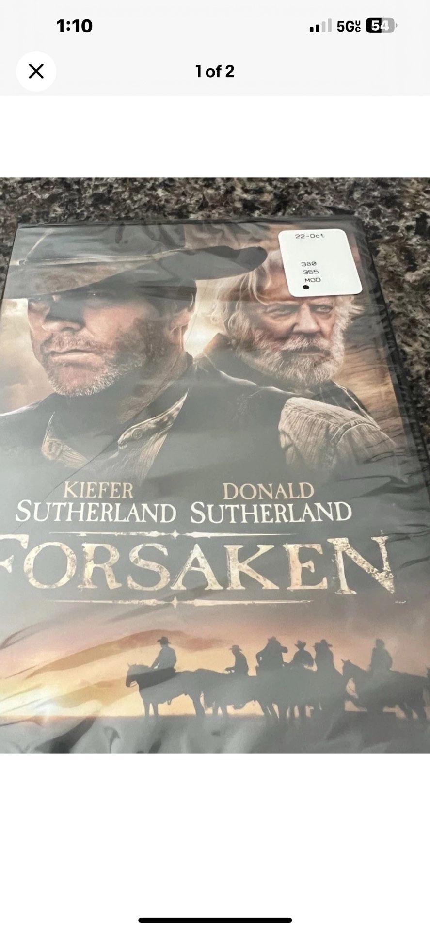 Forsaken (DVD, 2015) - Brand New & Sealed