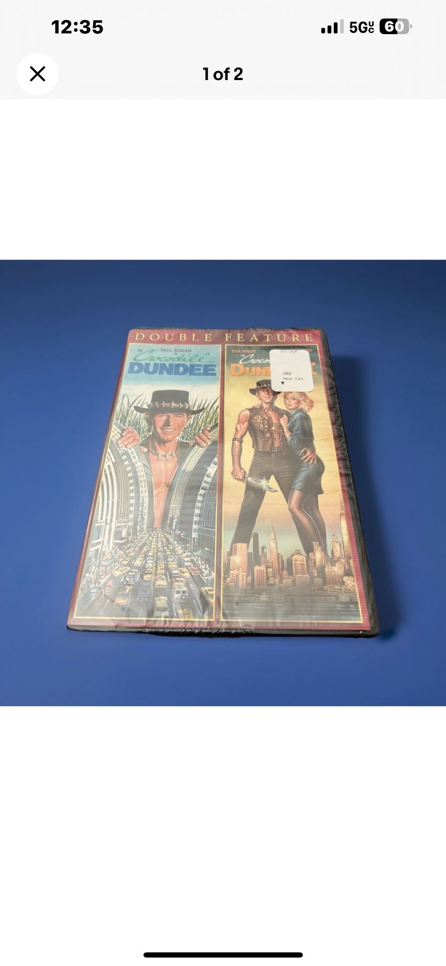 Crocodile Dundee / Crocodile Dundee II (DVD, 1988) Brand New & S