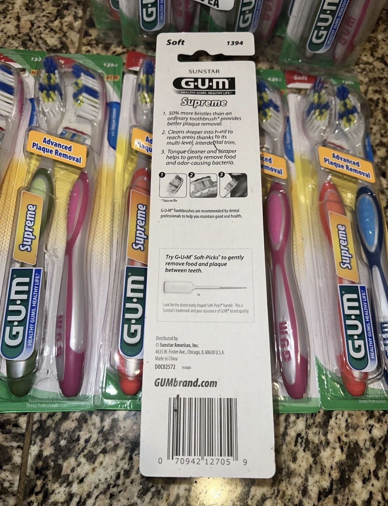 GUM Soft Supreme Toothbrushes - 24 Count - photo 2