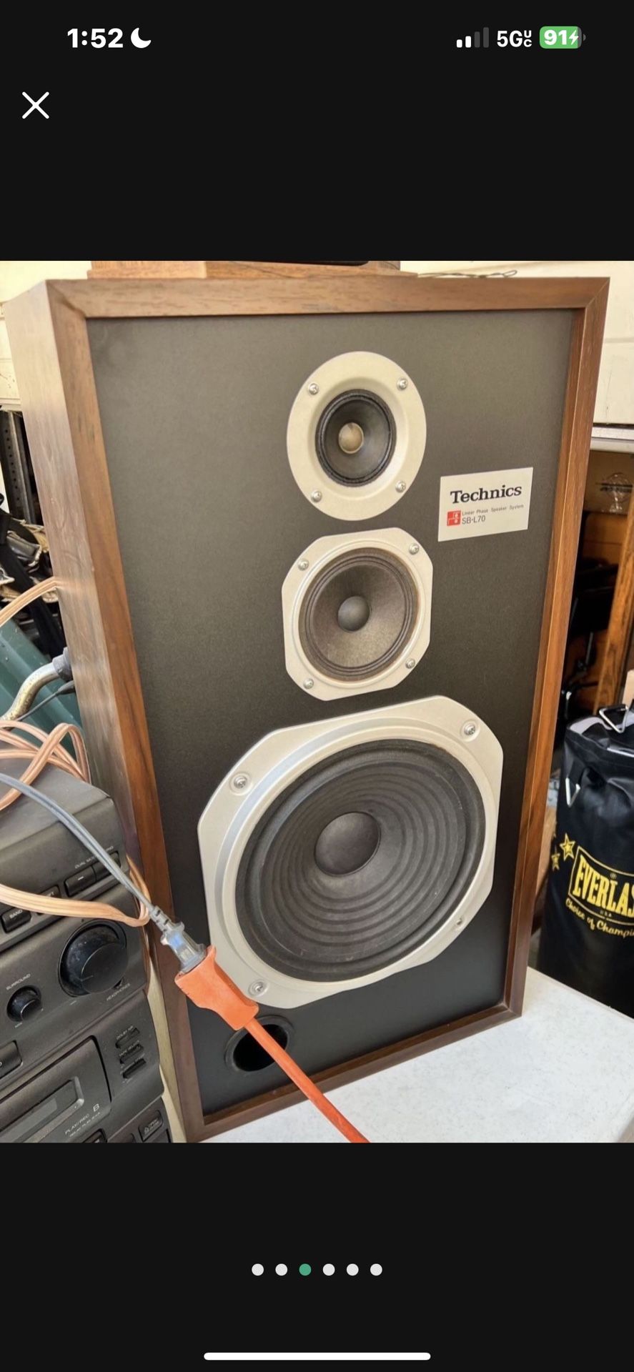 Technics SB-L70 Linear Phase 3-Way 90W Speakers With Grills - photo 3