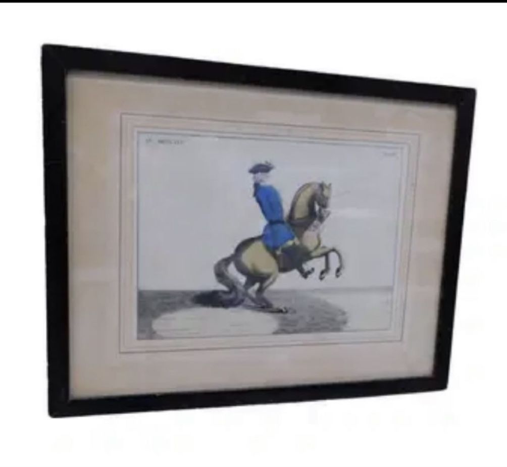 Friedrich Wilhelm "Le Brillant" Dressage Engraving