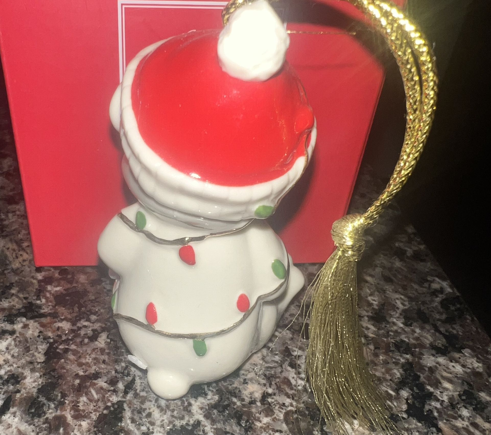 Lenox Very Merry Teddy Bear Ornament - photo 2