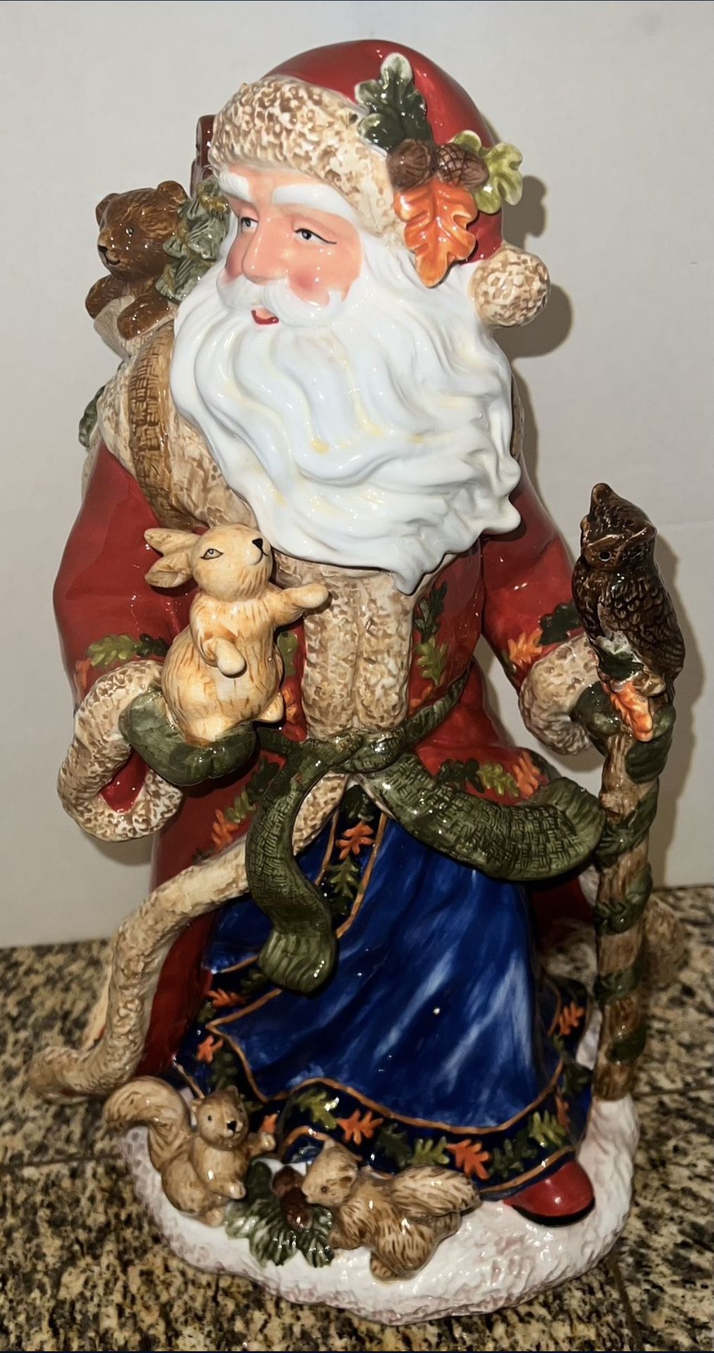 Santa ~ Signature Home Collection Northwoods Santa Centerpiece ~