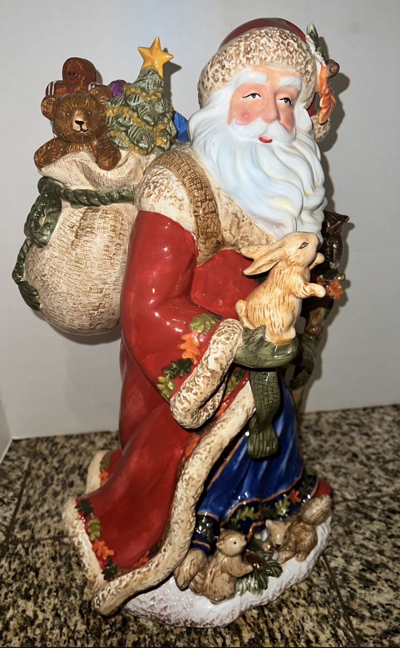 Santa ~ Signature Home Collection Northwoods Santa Centerpiece ~ - photo 3