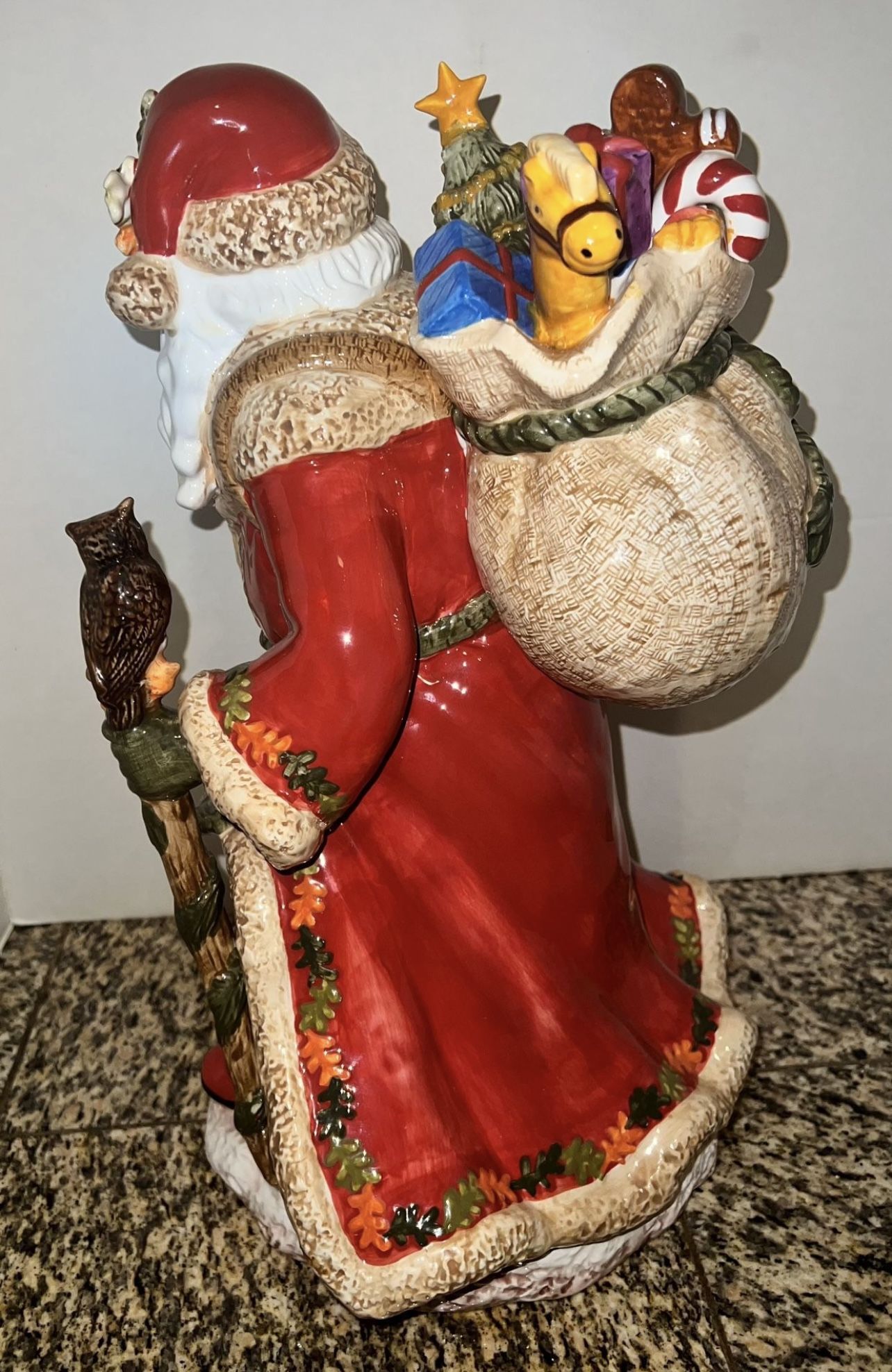 Santa ~ Signature Home Collection Northwoods Santa Centerpiece ~ - photo 5