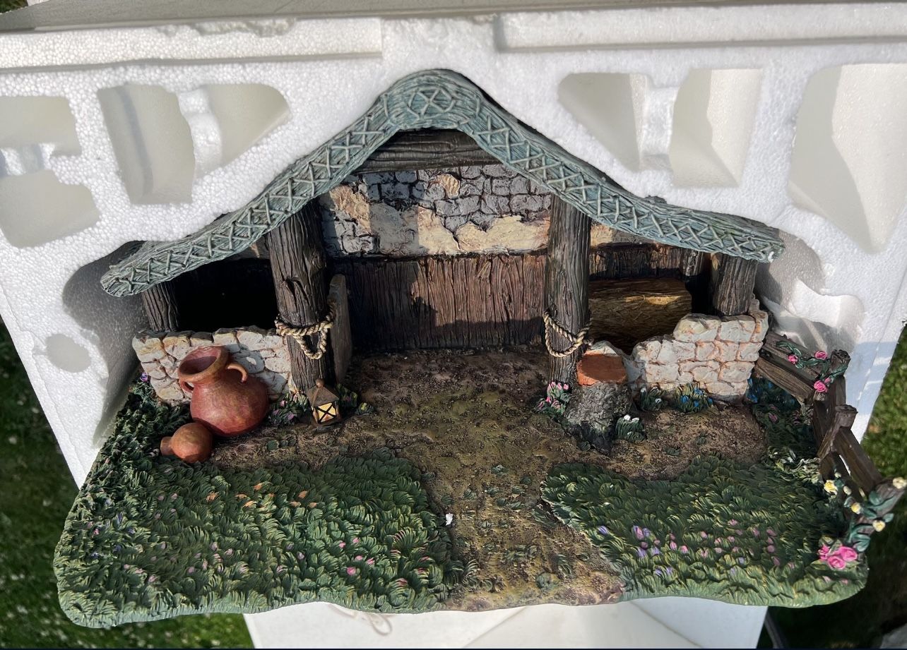 Thomas Kinkade Hawthorne Village STAR OF HOPE CRECHE Lighted Nat - photo 2