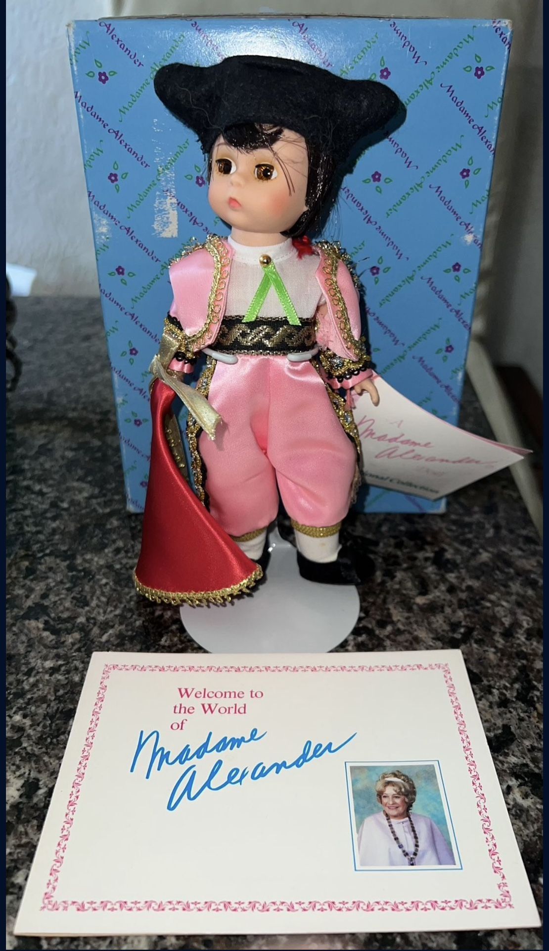Vintage Madame Alexander 8" Spanish Matador Doll #530