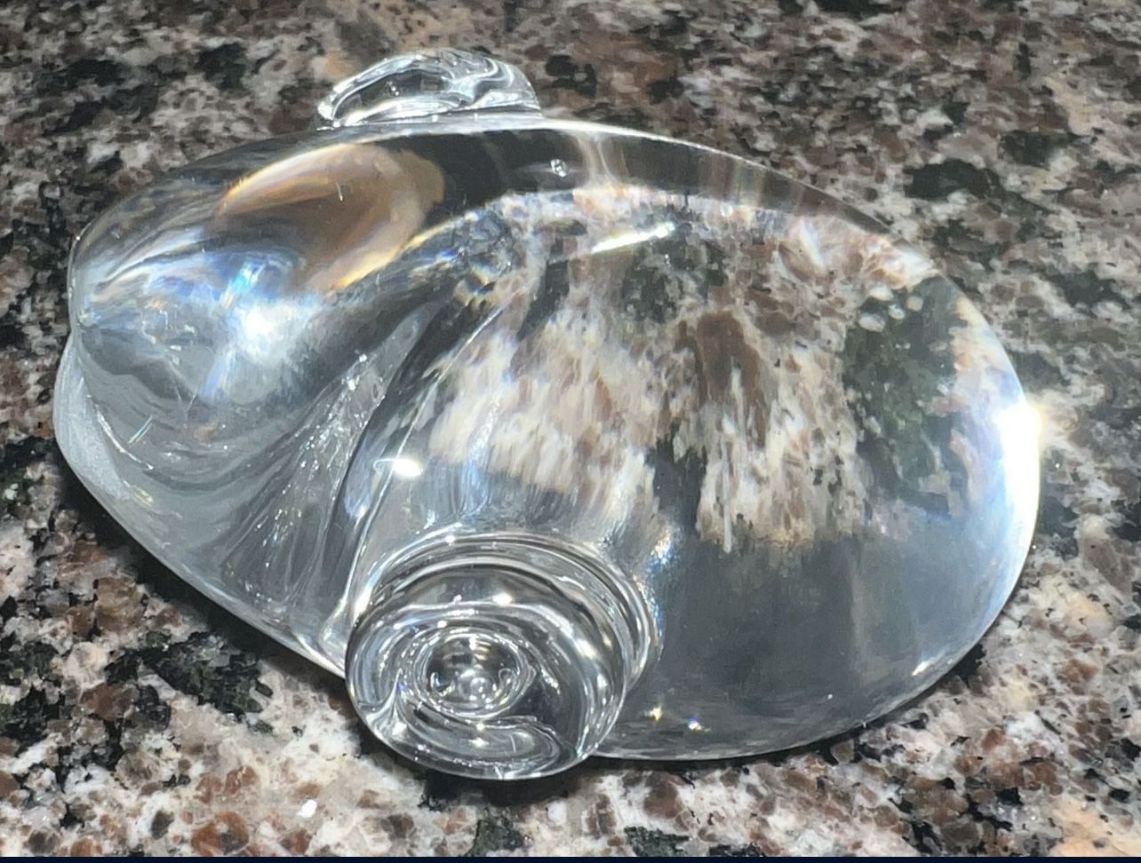 Spode Cut Crystal Frog Toad Figurine Paperweight West Germany Si - photo 2