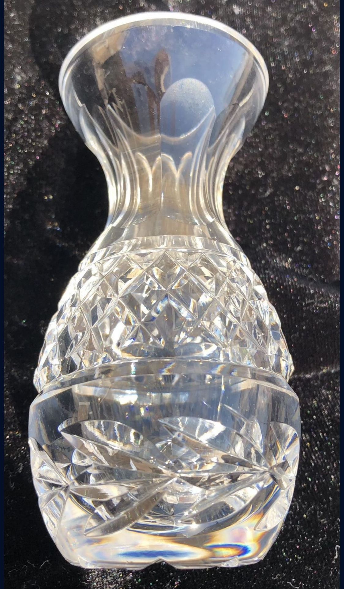 Waterford Crystal Violet Posey Vase Ireland Marked 4" - photo 3