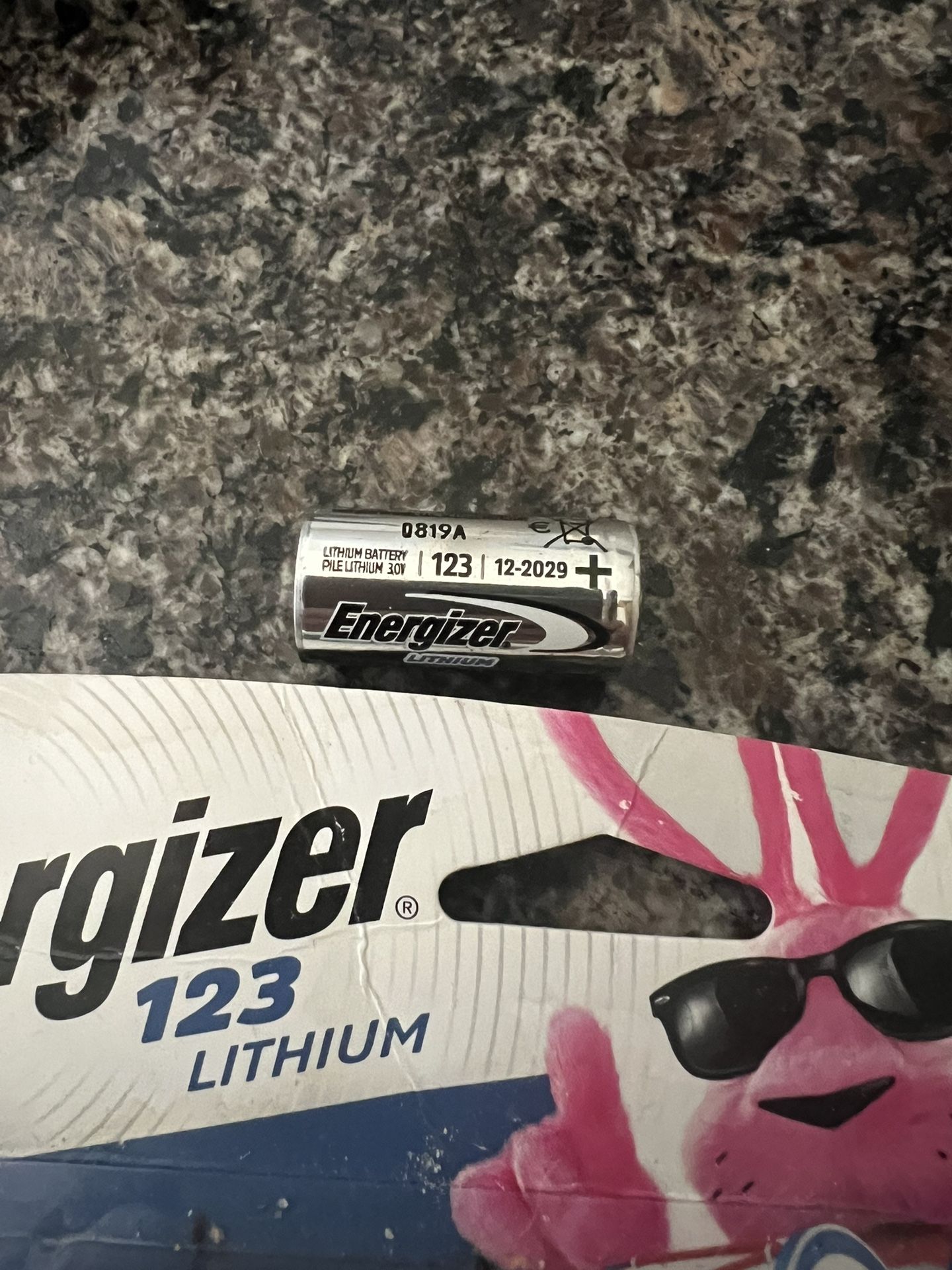 Energizer 123 Lithium Batteries for Realtor Sentrilock Boxes - photo 2
