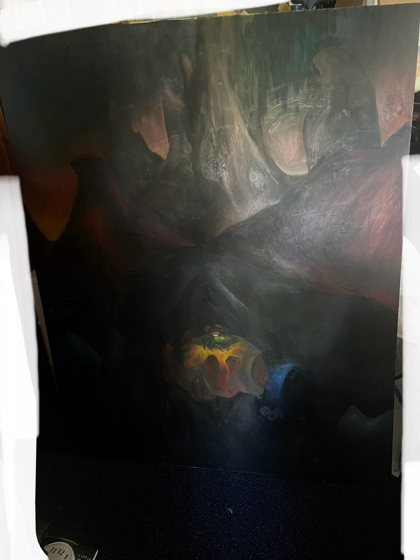 Original Oil Painting By Steven Terman Mendelson 4’ X 5’ Author, - photo 3