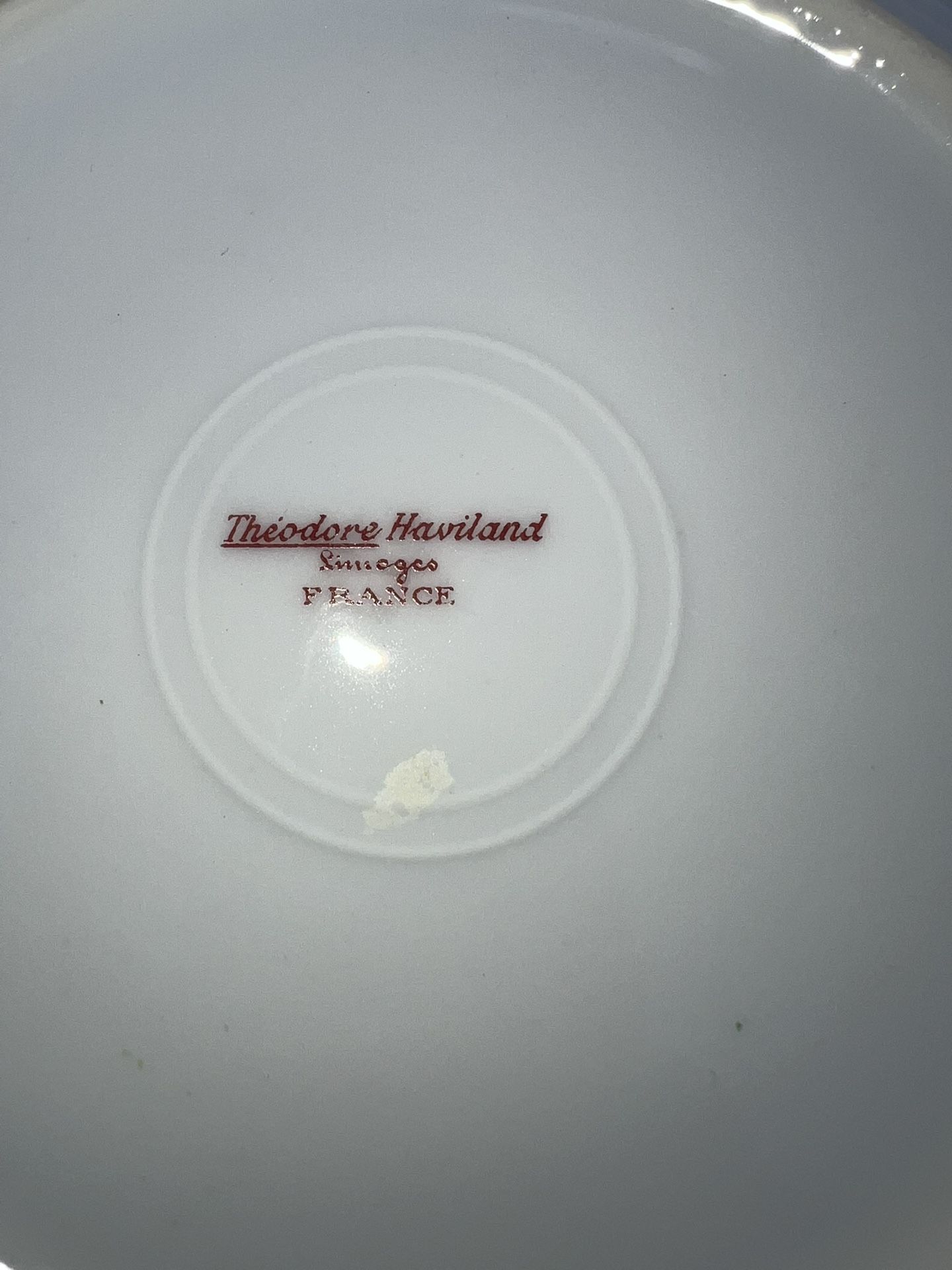 4 Antique Theodore Haviland Limoges Bread Plates - photo 5