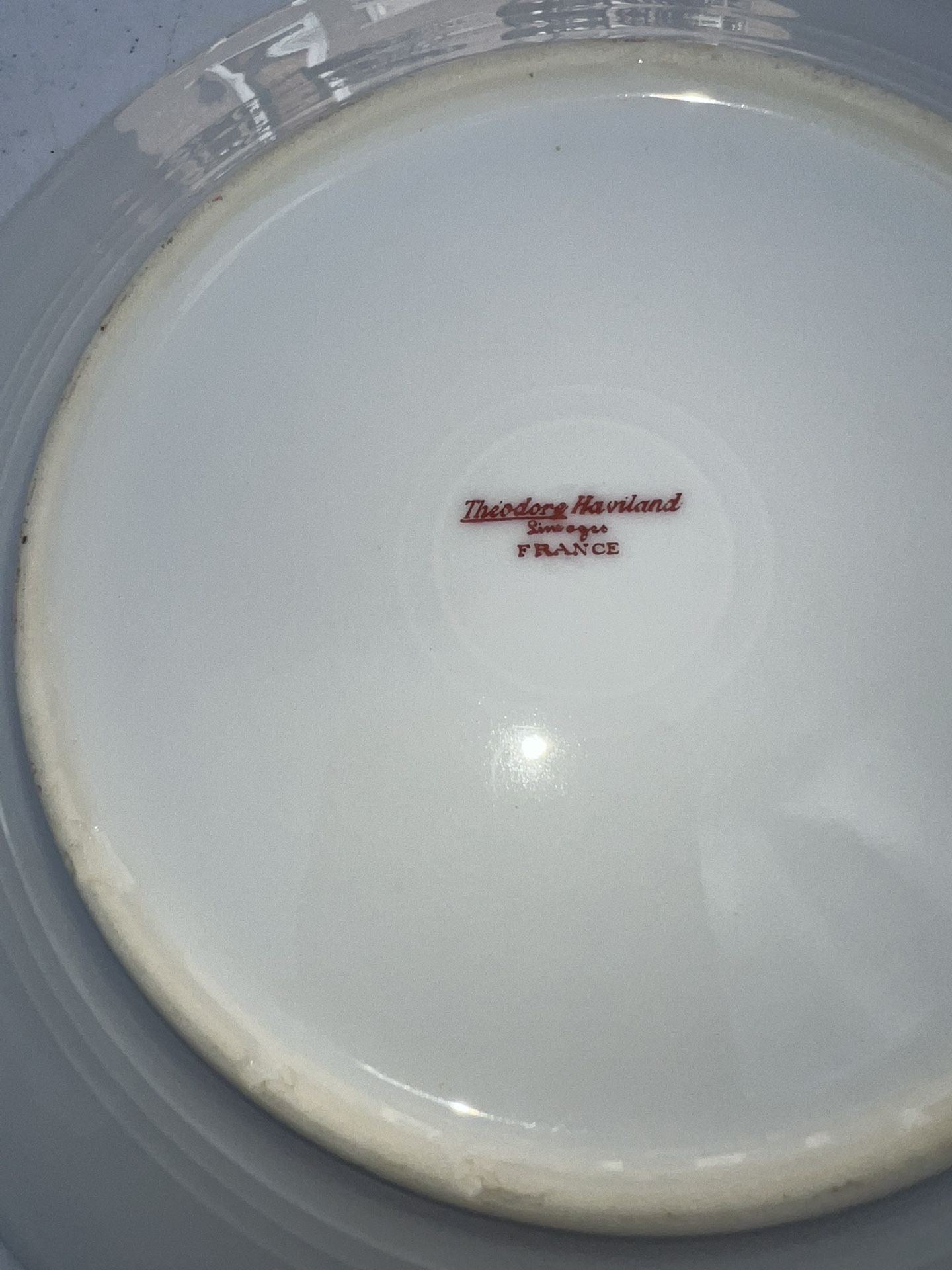 4 Antique Theodore Haviland Limoges Salad Plates - photo 3