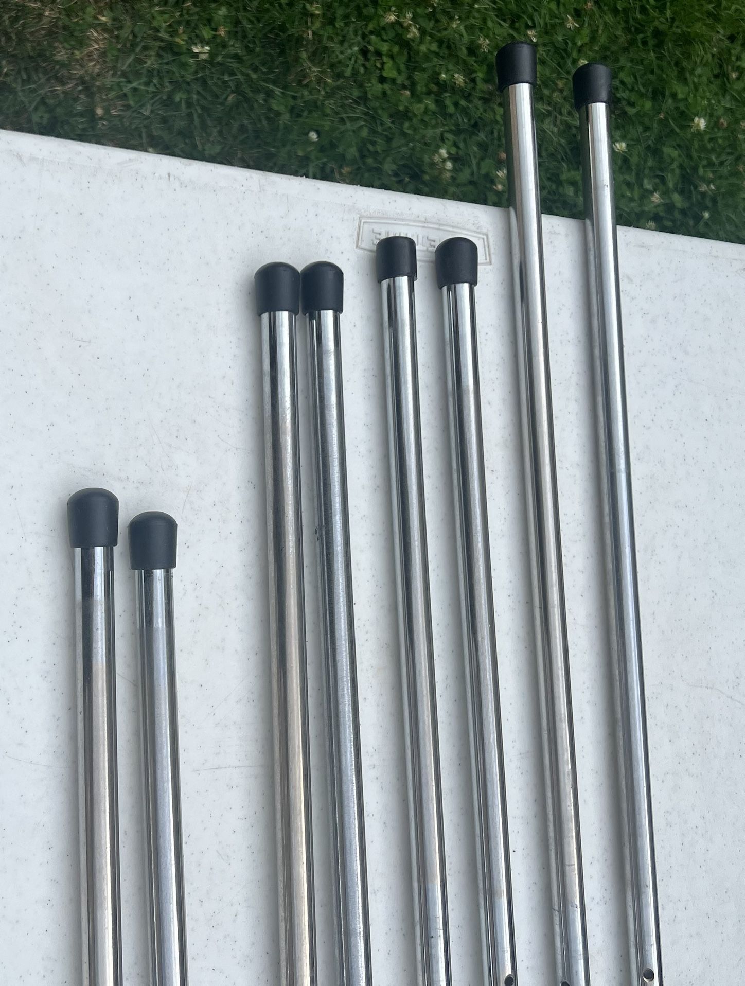 8 Foosball Table Rods With Handles - photo 2